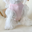 Mesh Puff Sleeve Pet Clothes Puppy Dog Teddy Bichon Pomeranian VIP Schnauzer