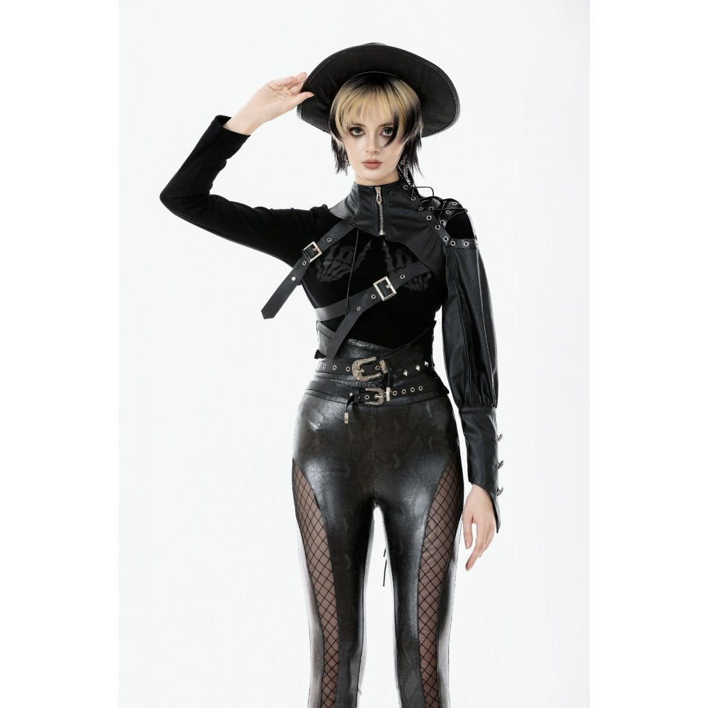 Dark in Love Zora Single Sleeve Harness Shrug