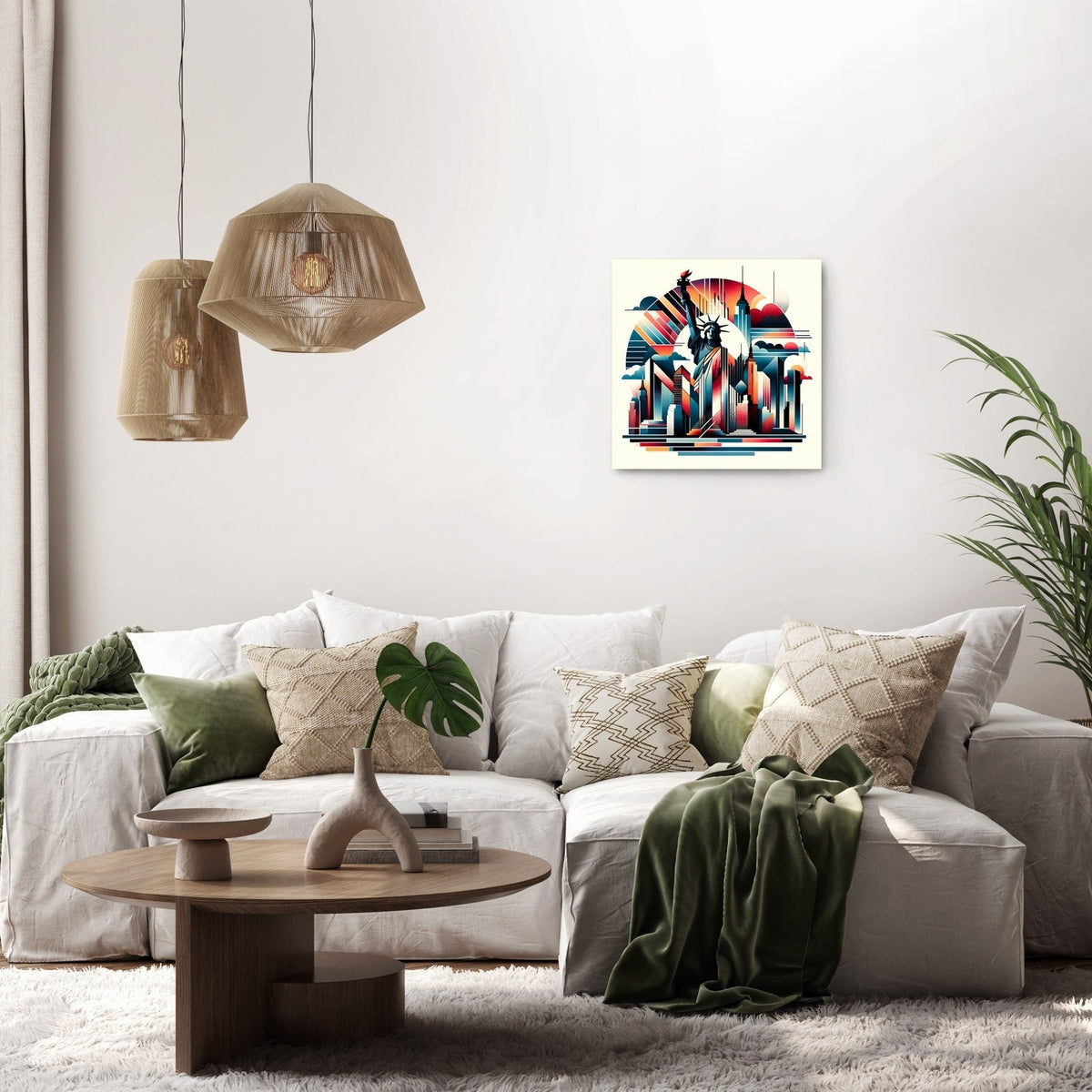 New York Beat Landscape Canvas