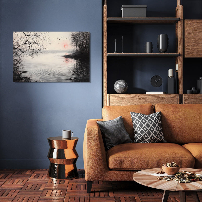 Serene Lakeside Canvas