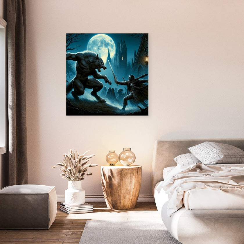 Moonlit Gothic Battle Canvas