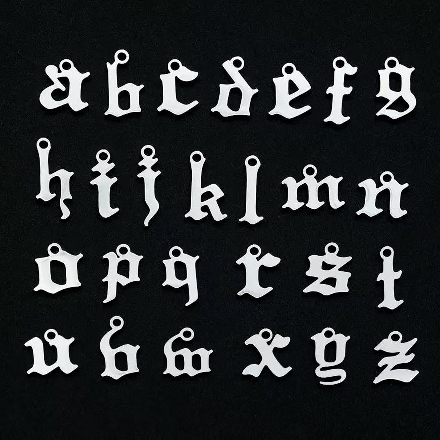 Personalised Old English Charm Bracelet