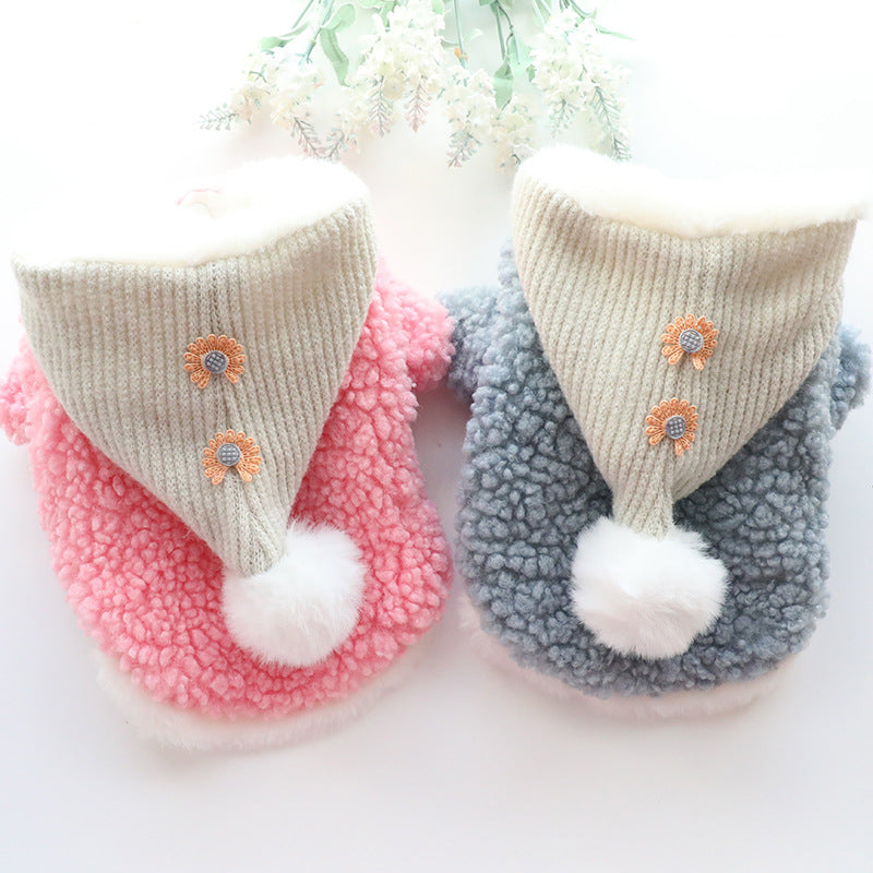 Ropa para perros Otoño Invierno Abrigo de princesa para gatos al por mayor