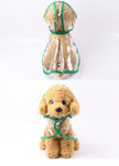 Transparent pet raincoat