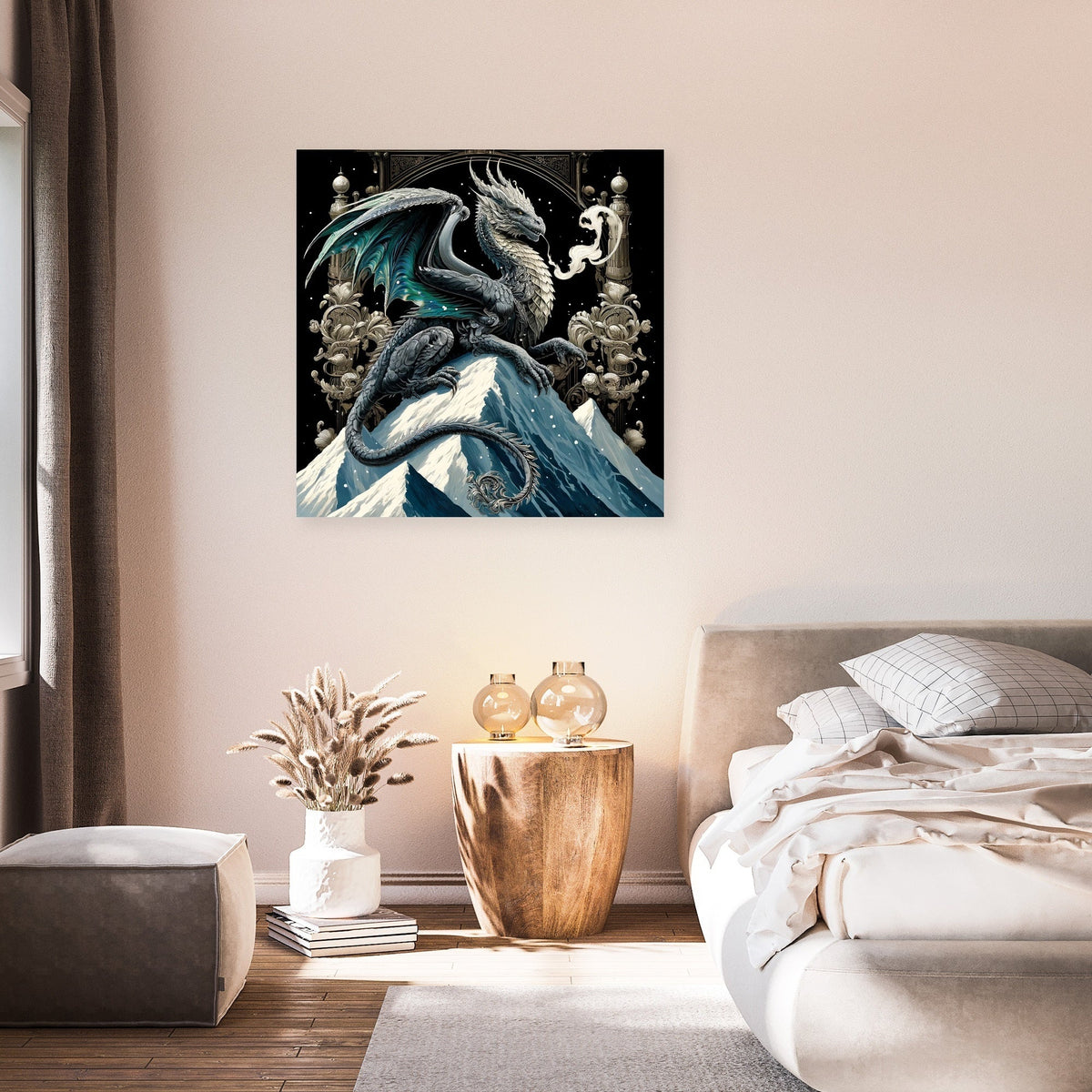 Mountain Majesty Dragon Canvas