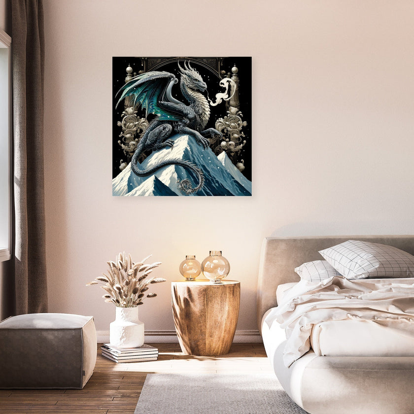 Mountain Majesty Dragon Canvas