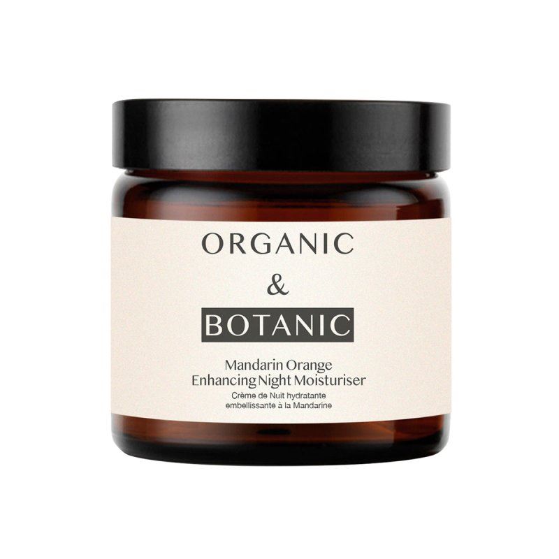 Mandarin Orange Night Moisturizer with Bakuchiol & Vitamin C - 60ml - Revitalizing & Hydrating for Firmer, Brighter, & Younger-Looking Skin