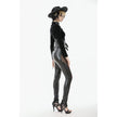 Dark in Love Serpentine Mesh Panel Leggings