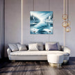 Frozen Lake Tranquility Canvas