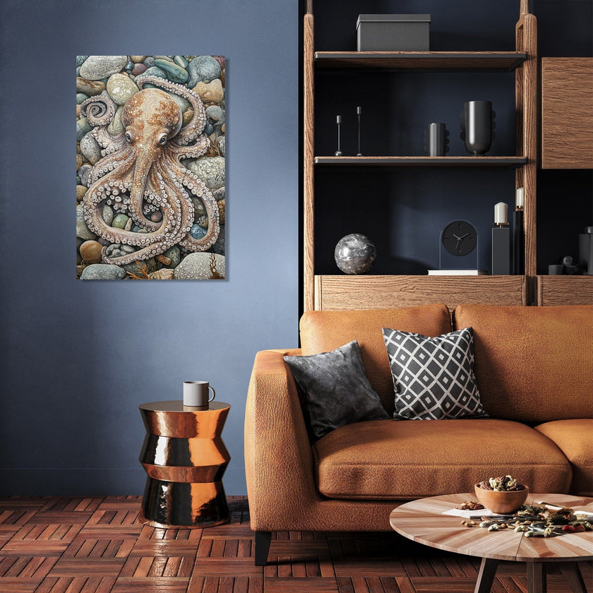 Camouflaged Octopus Canvas