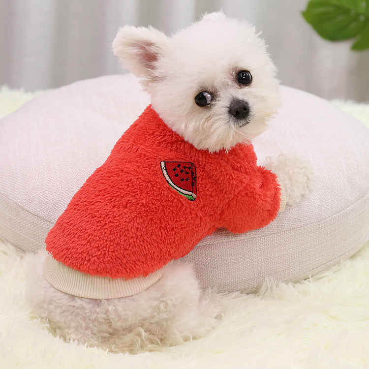 Warm Two-legged Dog Clothes New Year's Clothing