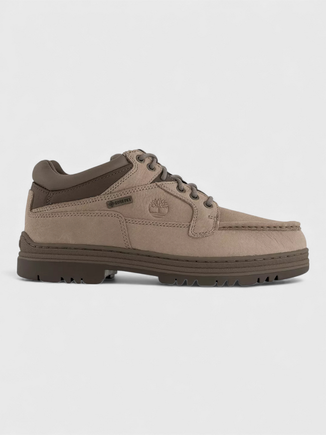 Gore-Tex boty s moka špičkou a šněrováním, taupe nubuk