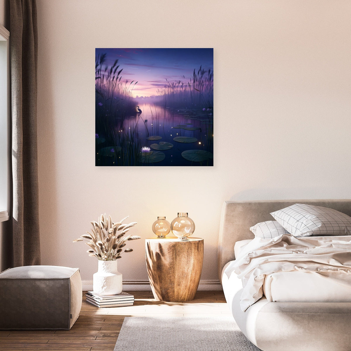 Twilight Wetland Canvas