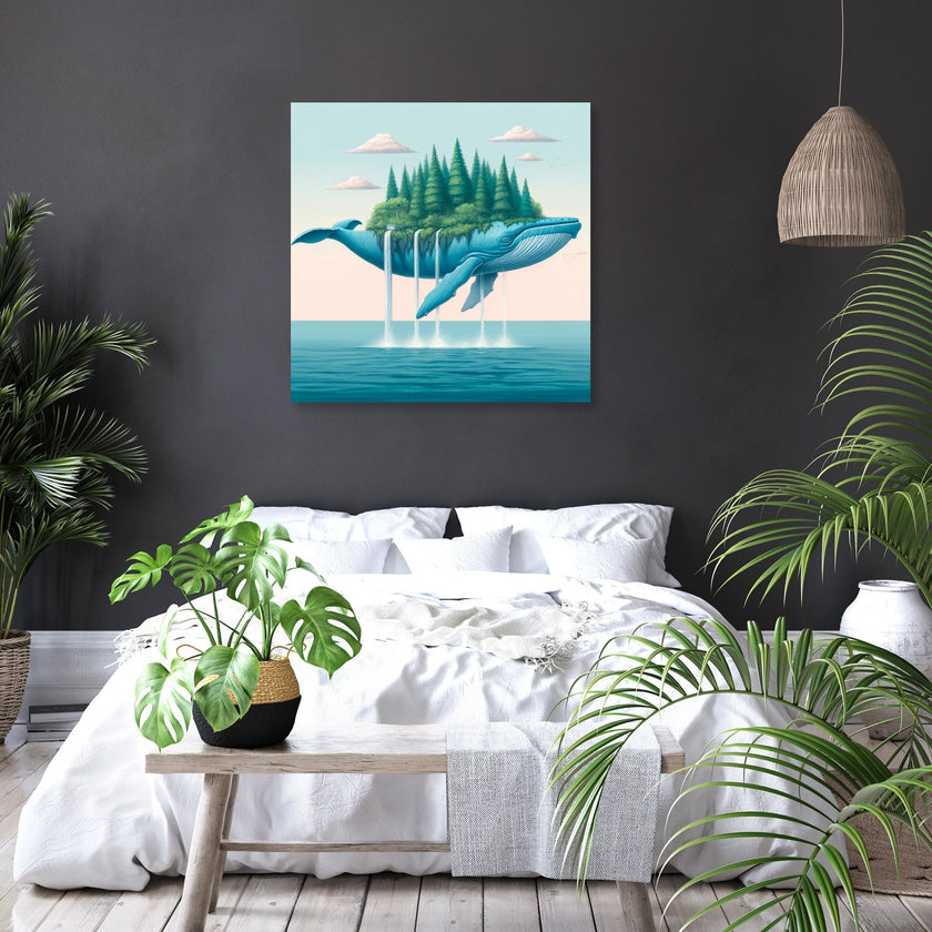 Island Leviathan Canvas