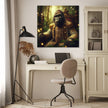 Majestic Gorilla Royalty Canvas