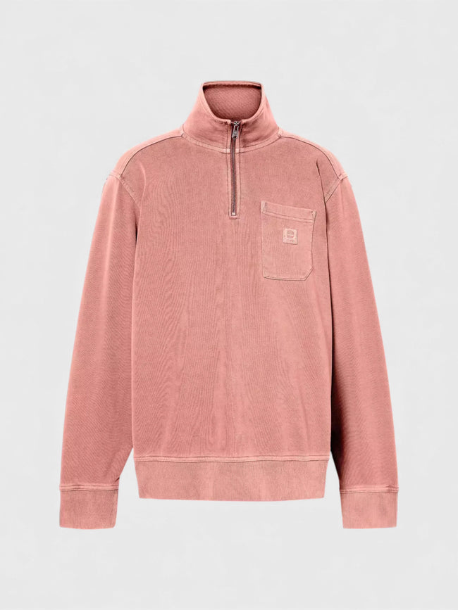 Timberland Quarter-Zip Fleece Hot Sauce