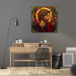 Saint David's Stained Glass Canvas
