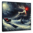 Stardust Christmas Night Canvas