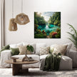 Hidden Paradise Lagoon Canvas