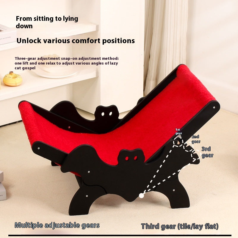 Cat Recliner Bat European And American Halloween Black Red