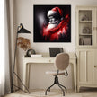 Santa's Melancholy Christmas Canvas