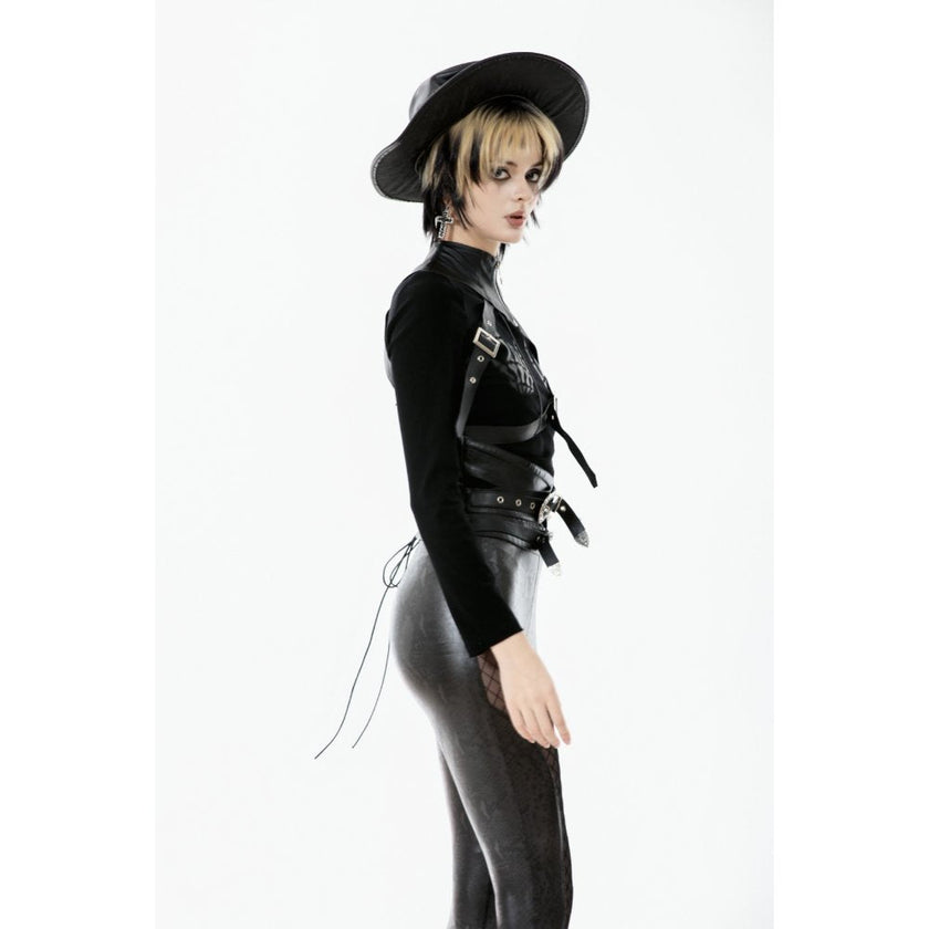 Dark in Love Zora Single Sleeve Harness Shrug