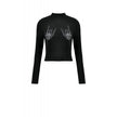 Dark in Love Lilith Skeleton Hands Long Sleeve Top