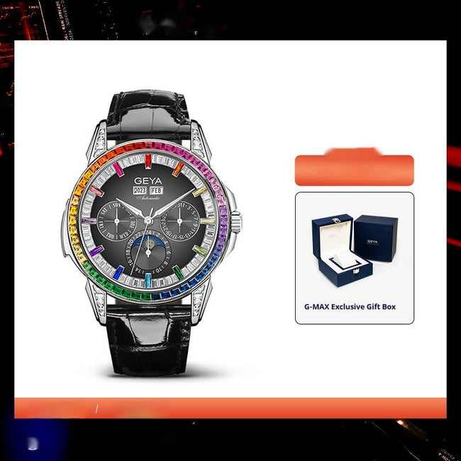 Rainbow Circle Multifunctional Mechanical Watch Fully Automatic Waterproof Men's