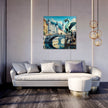 Sunny Day at Dragon Bridge Canvas