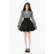 Dark in Love Striped Ruffle Gothic Lolita Dress