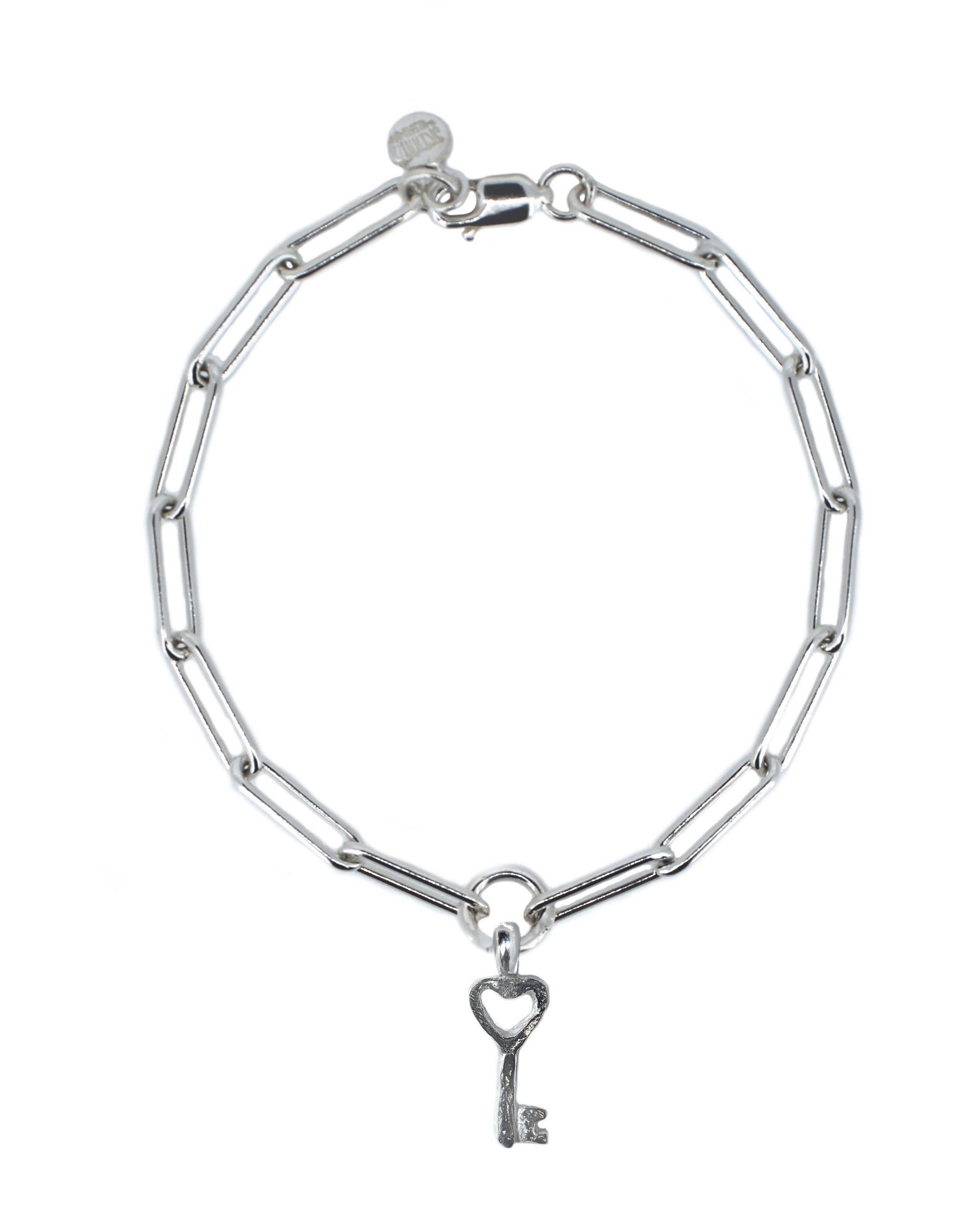 Key to my Heart  Trace Chain Bracelet
