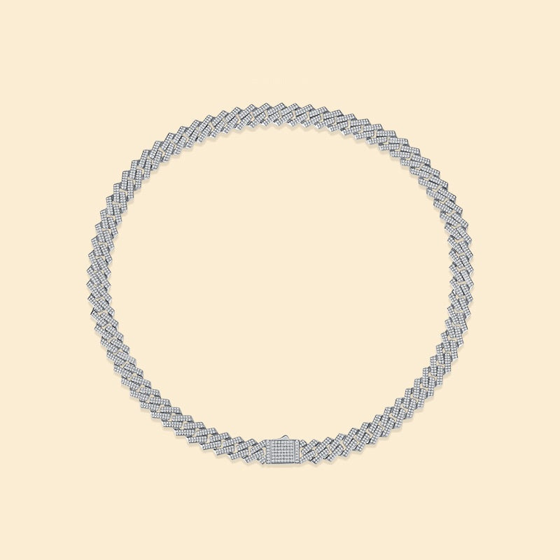S925 Silver Challenge Necklace For Men