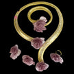 2025 Unique Jewelry Sets for Women Brazilian Hollow Colorful Flower Necklace