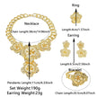 Halskette für Damen, modische neue kubanische Kette, goldener Blumenanhänger, luxuriös