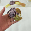 2025 New High Quality African Big Purple Flower Pendant Women Jewelry Set Dubai
