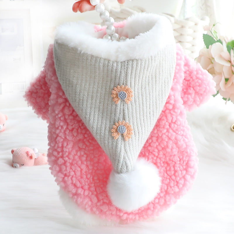 Ropa para perros Otoño Invierno Abrigo de princesa para gatos al por mayor