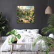 Cambridge Courtyard Contemplation Canvas