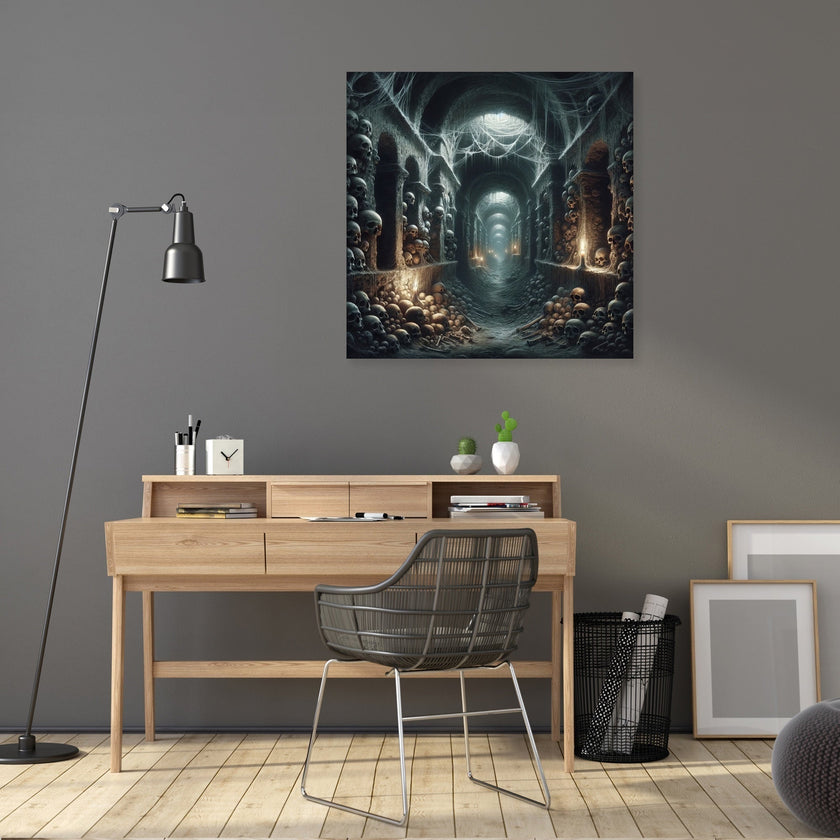 Catacombs Beneath the City Canvas