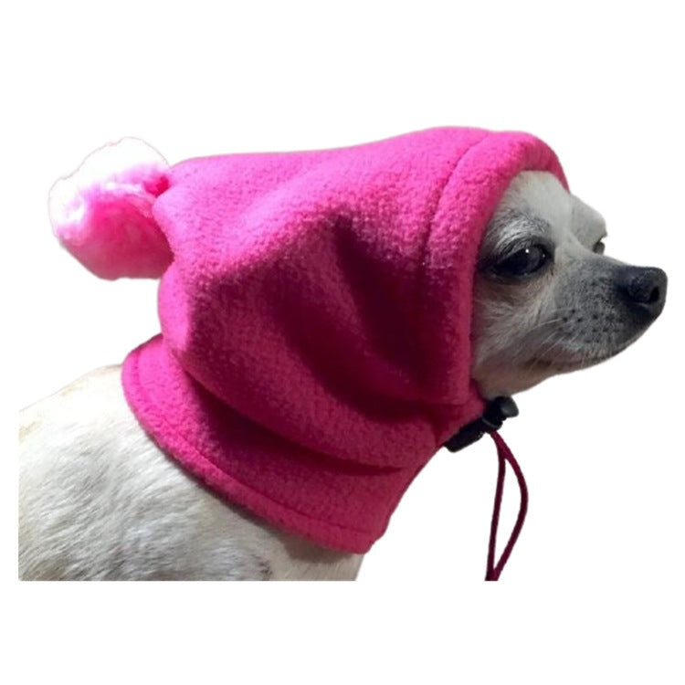 Pet Hat Warm Drawstring Adjustment Cap