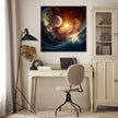 Nebula Lines Canvas