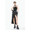 Dark in Love Punk Rib Cage Grommet Waist Cincher