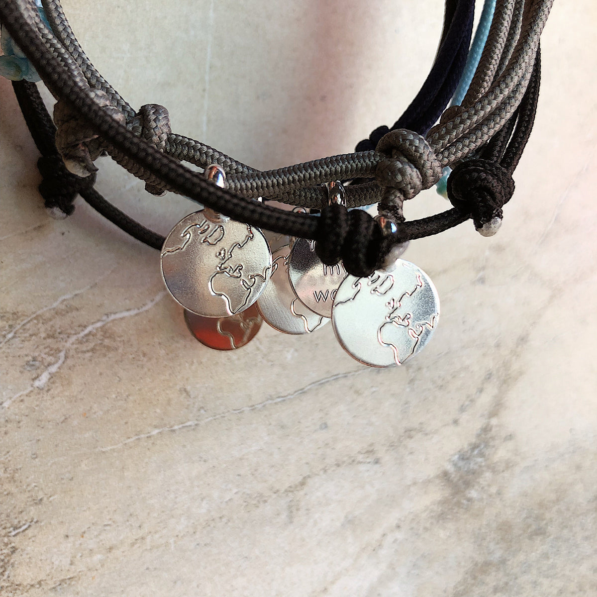 You're my world rope bracelet
