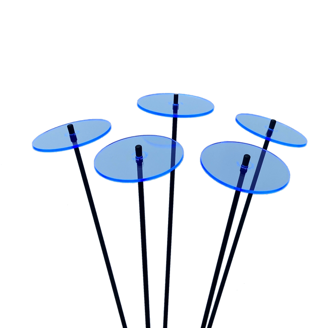 Medium Garden Décor Ornaments Set of 5 'Sun Discs'