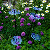 Medium Garden Décor Ornaments Set of 5 'Scottish Thistles'
