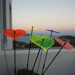 Large Garden Décor Ornaments Set of 5 'Hearts'