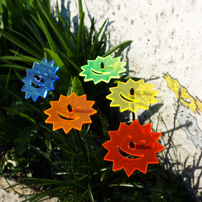 Small SunCatcher Set of 5 'Laughing Sun'