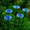 Garden Décor Ornaments Set of 5 'Smiling Suns'