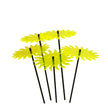 Garden Décor Ornaments Set of 5 'Smiling Suns'