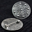 Medium York Disc Brooch