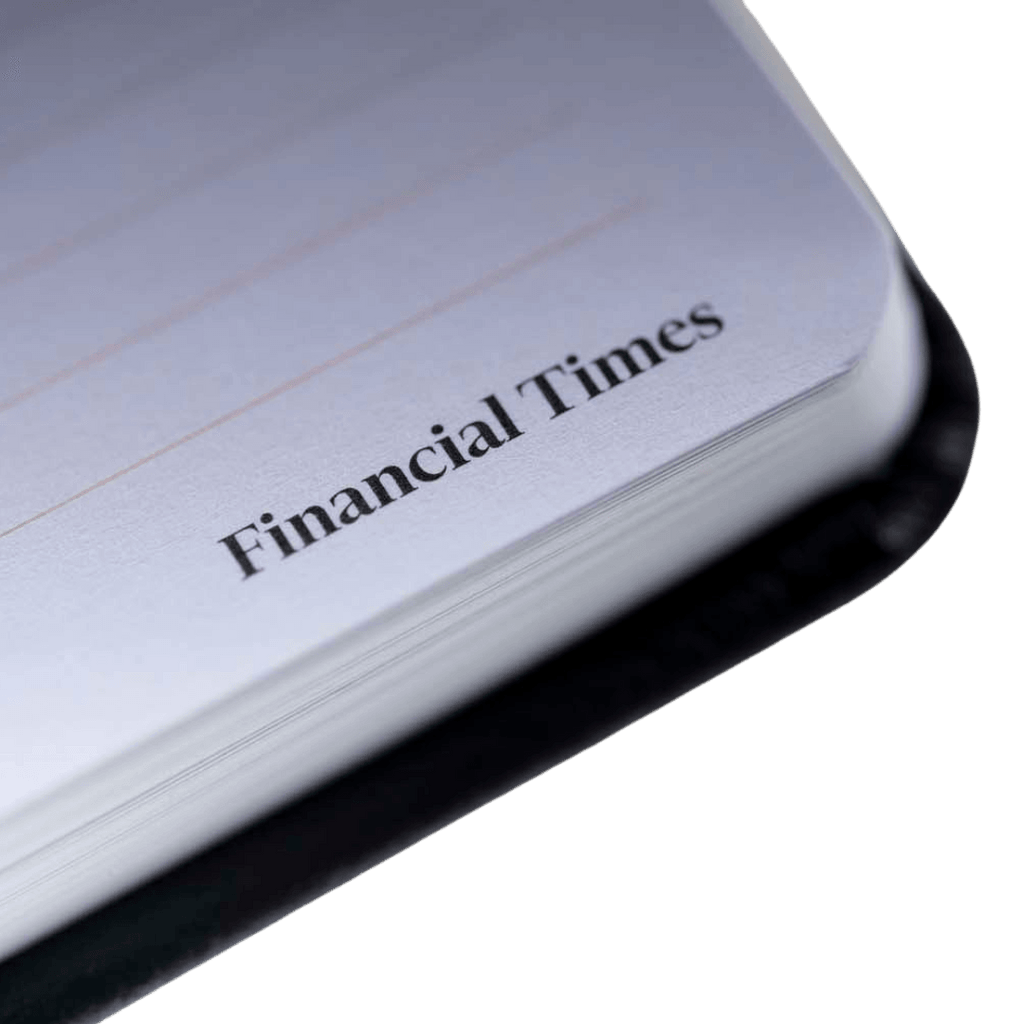 Financial Times Leather Notebook